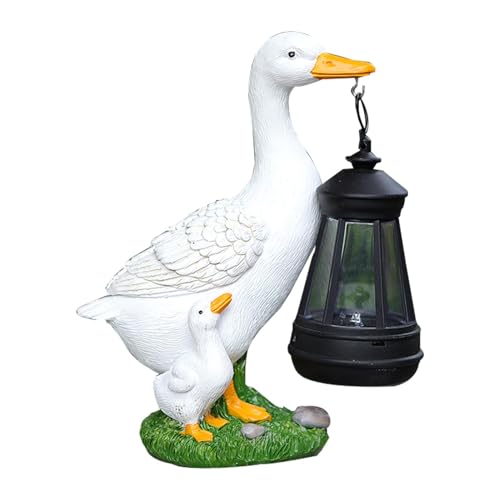 Solarlampe in Form einer Solarfigur für den Garten, Solarlampe in Form einer Tierfigur aus Harz, Figur in Form eines Solarlichts, Gartendekoration beständig von Generic