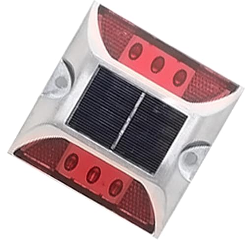 Solarleuchten Für Einfahrtsreflektoren – Straßenreflektoren Für Den Außenbereich Zur Sicherheit, Solarbetriebene Reflektierende Markierungen Für Einfahrten, Langlebige Warnleuchten Für Außenstufen Und Solarleuchten Für Einfahrtsreflektoren – Straßenreflektoren Für Den Außenbereich Zur Sicherheit, Solarbetriebene Reflektierende Markierungen Für Einfahrten, Langlebige Warnleuchten Für Außenstufen Und von Generic
