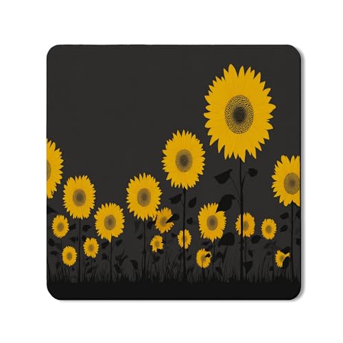 Sonnenblumen-Schutzmatte für Waschtrockner, elegant, modern, Blumenmuster, Herbst-Gummi, rutschfest, wasserdicht, Wasch- und Trocknermatten für Waschküche, 61 x 61 cm Sonnenblumen-Schutzmatte für Waschtrockner, elegant, modern, Blumenmuster, Herbst-Gummi, rutschfest, wasserdicht, Wasch- und Trocknermatten für Waschküche, 61 x 61 cm von Generic