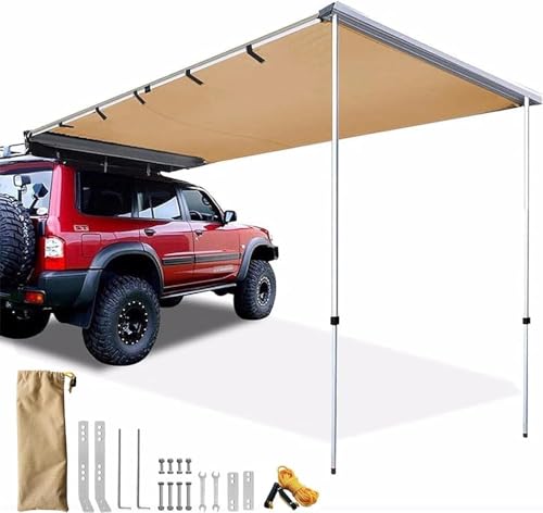 Sonnendach-markise Für Wohnmobile Einziehbare Auto-seitenmarkise Höhenverstellbares Außendach Ausziehzelt Unterstand Wasserdichter Windschutz Baldachin Overlanding M, 200x250cm/6.6x8.2ft Sonnendach-markise Für Wohnmobile Einziehbare Auto-seitenmarkise Höhenverstellbares Außendach Ausziehzelt Unterstand Wasserdichter Windschutz Baldachin Overlanding M, 200x250cm/6.6x8.2ft von Generic