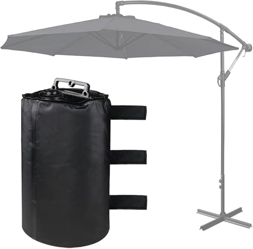Sonnenschirm Base Tasche, Pavillon Gewichte Taschen, Sonnenschirm Gewichtstasche, Wassersäcke Für Sonnenschirm, Für Terrasse Strand Outdoor Catilever Oder Fahnenmast, Heavy Du, Black, 1pcs Sonnenschirm Base Tasche, Pavillon Gewichte Taschen, Sonnenschirm Gewichtstasche, Wassersäcke Für Sonnenschirm, Für Terrasse Strand Outdoor Catilever Oder Fahnenmast, Heavy Du, Black, 1pcs von Generic