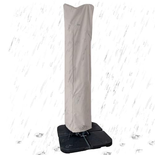 Sonnenschirmhülle für den Außenbereich – wasserdichte Sonnenschirm-Abdeckung, UV-Schutz, Terrassenschirme | Robuste Regenschirmabdeckungen mit gebogenem Überhang und geradem Pfosten, wetterfester Sonnenschirmhülle für den Außenbereich – wasserdichte Sonnenschirm-Abdeckung, UV-Schutz, Terrassenschirme | Robuste Regenschirmabdeckungen mit gebogenem Überhang und geradem Pfosten, wetterfester von Generic