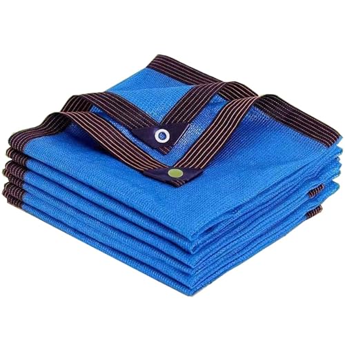 Sonnenschutznetz Balkon Windschutznetz 85% Blau Schattierungsnetz Verdichtung und Verdickung für Pflanze Gewächshaus Scheune Außen Hof Dach(32.8x36ft/10.0x11.0 m) von Generic
