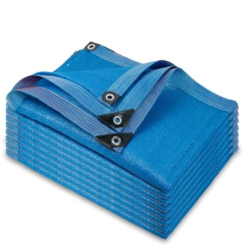 Sonnenschutznetz Markise Schattiernetz 85% Blau Schattierung Tuch Verschlüsselt und Verdickt für Gewächshaus Pergola Hinterhof Hühnerställe(6.0x10.0 m=19.7'x32.8') von Generic