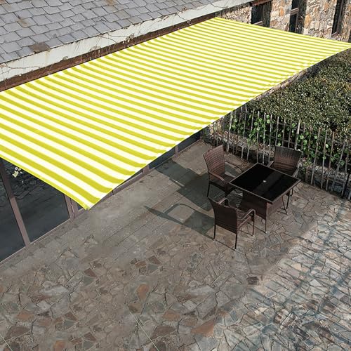 Sonnensegel, Pergola-Ersatz-Sonnenschutz, Sichtschutz for Terrassengärten im Freien; 90% Garten-Schattentuch, strapazierfähige Netzplane mit Ösen(8x9m/26.25x29.53ft) von Generic