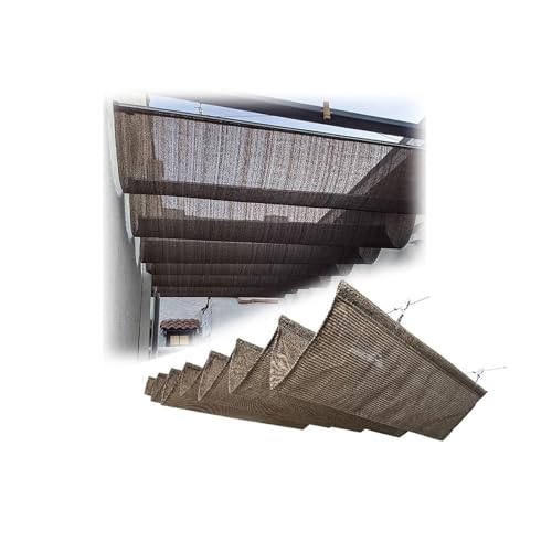 Sonnensegel, Wellen-Sonnensegel, einziehbar,Einziehbare Pergola-Abdeckung mit Wellendach,für Pergola-Abdeckung, Überdachung, Schattenschutz((WxL)1x7m) von Generic
