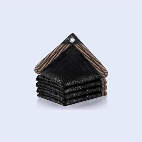 Sonnensegel mit Ösen 2x3.0m Schwarz Schattierungsnetz 90% UV Schutz Schattentuch Sonnenschutz Netz für Garten Pergola Gewächshaus Pflanze(26x46ft/8x14m) von Generic