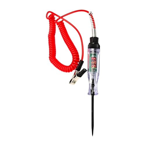 Spannungsprüfer Stift - Auto Schaltkreis-Tester - Auto Testlicht - Stromkreis-Teststift mit digitaler LED-Spannungsanzeige, bidirektionaler Spannungsdetektor Spannungsprüfer Stift - Auto Schaltkreis-Tester - Auto Testlicht - Stromkreis-Teststift mit digitaler LED-Spannungsanzeige, bidirektionaler Spannungsdetektor von Generic