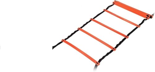 Speed Ladders Speed Agility Fitness Training Leiter Footwork Sportgeräte Mit Tragetasche, red, 32.8ft/20rungs von Generic