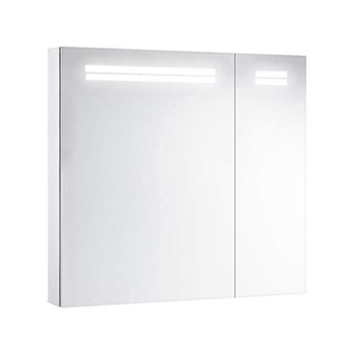 Spiegelschrank Badezimmer-Spiegelschrank Mit Licht, An Der Wand Befestigter Anti-Fog-Spiegel-Kabinett, Badezimmer Schrank, Aluminium Schrank von Generic
