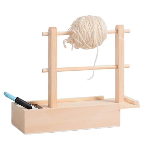 Spinner Häkelgarnhalter Spinner Garnspender | Garnspinner aus Holz zum Häkeln | Mit Aufbewahrungsbox, der effiziente Halter für doppellagige Garnkugeln garantiert Spinner Häkelgarnhalter Spinner Garnspender | Garnspinner aus Holz zum Häkeln | Mit Aufbewahrungsbox, der effiziente Halter für doppellagige Garnkugeln garantiert von Generic