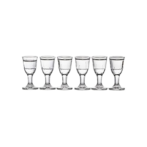 Spirituosenglas, Weinspender, abgestuftes Weinglas, Weinkocher, Dekanter, kleines Weinglas, Mini-Kelch, Weißweinglas, Wodkaglas, Kristallglas, Weinglas ... (Mini-Trompetenkelch (10 ml)) von Generic