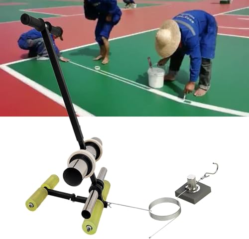 Sportbodenband-applikator Hand-Walk-Behind-klebebandspender Bodenmarkierungswerkzeug Mit Zeichenkreis-kit, Wandbodenmalerei Dichtungsband von Generic
