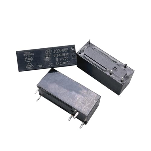 Spot-Relais JQX-68F 012-1ZS, 5-polig, 12 V, 5 Stück von Generic