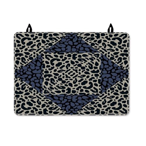 Spots Herdplattenabdeckung für Elektroherd, zeitgenössische abstrakte Diamanten, Kurven, keine marineblaue wasserdichte Wohnmobilabdeckung für kleine Küchenräume, Kabine, Küchendekoration, 71,1 x 50,8 von Generic