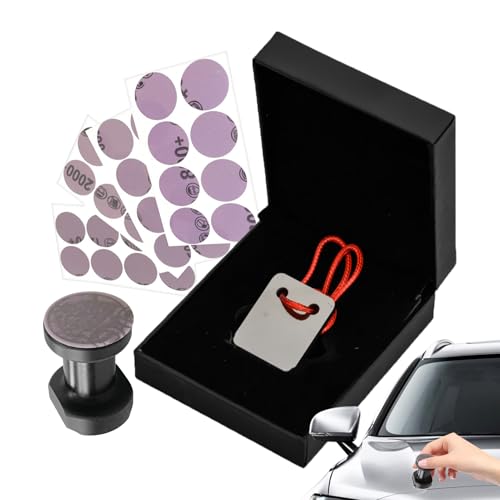 Sprühfleckenschaber – tragbarer Autolack | schlaffe Flecken Polierer-Set zur Reinigung von Windschutzscheiben, Fliesen, Boden, Küchenoberflächen, praktisches Werkzeug für Auto-Detaillierung, Werkstatt von Generic