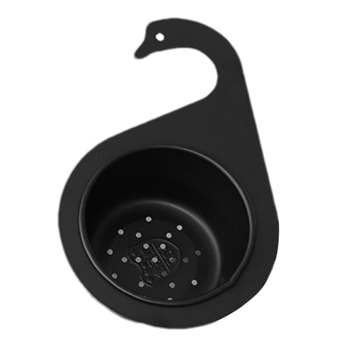 Spülbeckensieb – Küchenspülbeckensieb | Spülbecken-Siebkorb | Edelstahl-Spülbecken-Ecksieb | Kitchen Swan Abflusskorb | Schwanenkorb für seitliche Küchenspüle von Generic