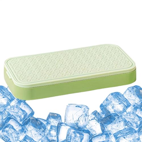 Square Cube Ice Tablett - Silikonwürfel -Eisschale, Gefrierschrank Mit Cover -Lebensmittelform Für Zuhause, Restaurants, Cafés, 42 Netzstapelstapel -Cocktail -Würfel -Eisform - Deckfutterform Und Gefr von Generic