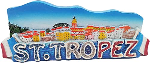 St. Tropez Riviera Frankreich St. Tropez Riviera Kühlschrankmagnet Dekoration Magnet Aufkleber Souvenir Harz Handwerk von Generic