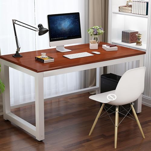 Stabiler Computertisch PC Tisch Bürotisch Schreibtisch for Home Office, Arbeit & Gaming,Arbeitszimmer,Wohnzimmer,einfach zu montieren,Stabil Stahlgestell Industrie-Design(B1,47.2"L x 19.7"W(120x50cm)) von Generic