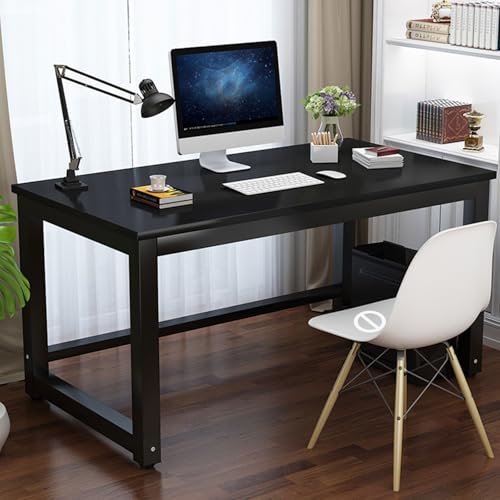 Stabiler Computertisch PC Tisch Bürotisch Schreibtisch for Home Office, Arbeit & Gaming,Arbeitszimmer,Wohnzimmer,einfach zu montieren,Stabil Stahlgestell Industrie-Design(C2,39.5"L x 19.7"W(100x50cm)) von Generic