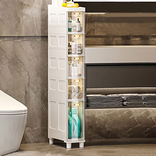 Stackable Storage CabinetsTall Narrow Bathroom nizer with 3/4/5 Levels Plastic Drawers & Wheels Slim Side Tower for Efficient Home Storage Solutions. Stackable Storage CabinetsTall Narrow Bathroom nizer with 3/4/5 Levels Plastic Drawers & Wheels Slim Side Tower for Efficient Home Storage Solutions. von Generic