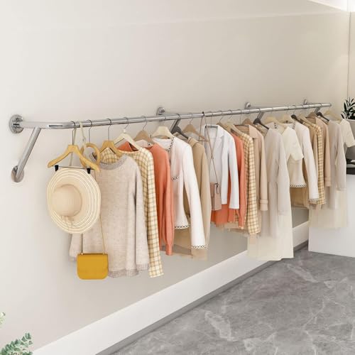 Stailess Steel Clothig Store Display Stads Garmet Rack Moder Einfache Garmet Bar Einzelhandel Gold Kleiderständer Mehrzweck Heavy Duty Hagig Rod Schrank Orgaizer Handtuchhalter, Length 280CM Stailess Steel Clothig Store Display Stads Garmet Rack Moder Einfache Garmet Bar Einzelhandel Gold Kleiderständer Mehrzweck Heavy Duty Hagig Rod Schrank Orgaizer Handtuchhalter, Length 280CM von Generic