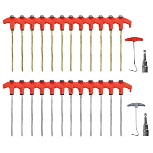 Stake - Camping Stakes Nagel | Fluoreszierend Safe Sechskant Strandpflanzen Set Bewässerung Gewächshaus Kunstrasen Rasen Dach Tarp Netz Stake - Camping Stakes Nagel | Fluoreszierend Safe Sechskant Strandpflanzen Set Bewässerung Gewächshaus Kunstrasen Rasen Dach Tarp Netz von Generic