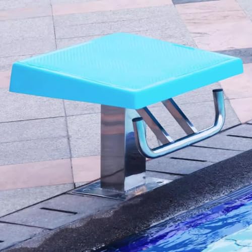 Standard-Sprungturm, Kippbares Sprungbrett mit Edelstahl-Unterseite und Rutschfester Oberfläche for Private Schwimmbäder, Sportstätten und Schwimmtraining von Generic