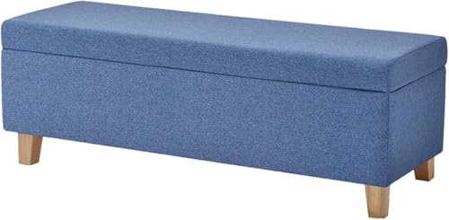 Startseite Faltbare Ottomane Aufbewahrungsbox Mit Deckeln Pouf Fußhocker Garten Aufbewahrungsboxen Großer Ottomane Hocker Mit Holzbeinen Quadratischer Pouf Stuhl Multifunk, Blue, Large Startseite Faltbare Ottomane Aufbewahrungsbox Mit Deckeln Pouf Fußhocker Garten Aufbewahrungsboxen Großer Ottomane Hocker Mit Holzbeinen Quadratischer Pouf Stuhl Multifunk, Blue, Large von Generic