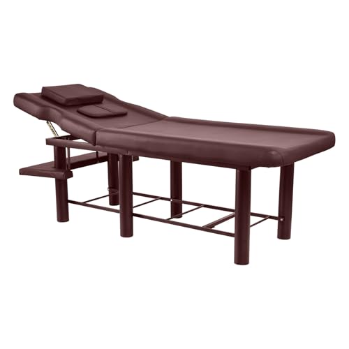 Stationärer Massagetisch, schwerer Massagetisch | Benna Wachsbett - Professioneller Kosmetiker-Tisch mit Metallrahmen, verstellbare Rückenauflage für das P Stationärer Massagetisch, schwerer Massagetisch | Benna Wachsbett - Professioneller Kosmetiker-Tisch mit Metallrahmen, verstellbare Rückenauflage für das P von Generic
