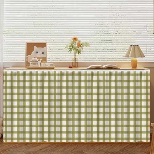 Staubdichter Schrank Vorhang für Regal Küche, Schrankvorhang Zum Schieben Privatsphäre Hängende Tür Gestreift Gingham Knitterfrei Langlebig Farbecht Waschbar Staubdichter Schrank Vorhang für Regal Küche, Schrankvorhang Zum Schieben Privatsphäre Hängende Tür Gestreift Gingham Knitterfrei Langlebig Farbecht Waschbar von Generic