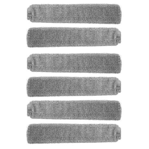 Staubtuch-Pads | 6 Mikrofasertücher für austauschbare Staubbürsten, wiederverwendbar und waschbar | von Generic