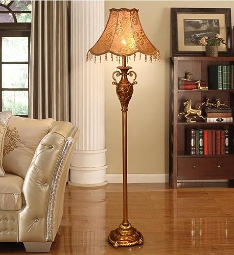 Stehlampe Im Europäischen Stil Wohnzimmer Schlafzimmer Retro Kunst Studie Kreative Vertikale Lampe von Generic