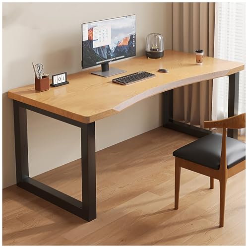 Stehpult Großer Schreibtisch/Esstisch aus Holz Schreibtisch für das Arbeitszimmer Moderner Chefschreibtisch Konferenztisch Büromöbel Arbeitsplatz für das Homeoffice(2,120CM/47.24IN) von Generic