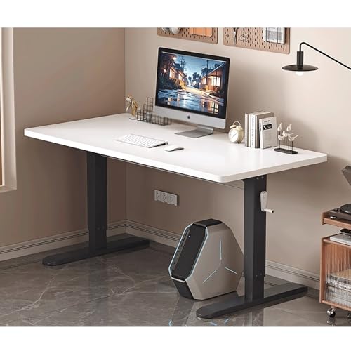 Stehpult Verstellbarer Computertisch Stehschreibtisch Modernes, minimalistisches Design Stabiler Metallrahmen einfach zu montieren ideal for Büro und kleine Räume(A,100x70cm/39x28in) von Generic