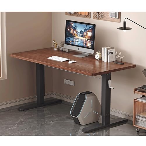 Stehpult Verstellbarer Computertisch Stehschreibtisch Modernes, minimalistisches Design Stabiler Metallrahmen einfach zu montieren ideal for Büro und kleine Räume(D,110x60cm/43x24in) von Generic