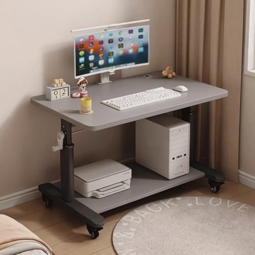 Stehpult for das Homeoffice Steh-Sitz Tisch Computertisch modernes Design einfach zu montieren Inklusive Regalböden ideal for Büro und kleine Räume(3,90x50cm/35x20in) von Generic