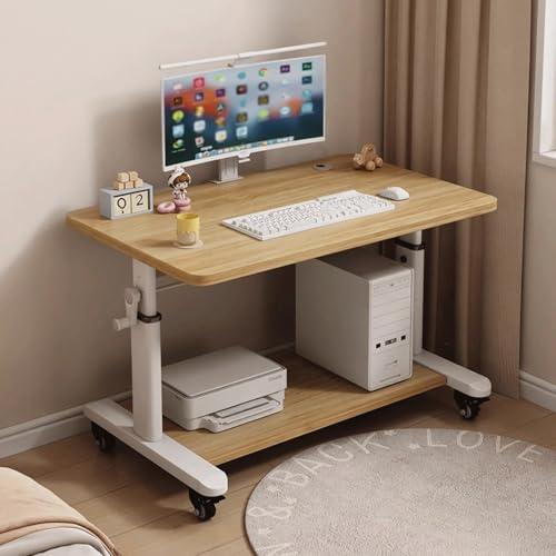 Stehpult for das Homeoffice Steh-Sitz Tisch Computertisch modernes Design einfach zu montieren Inklusive Regalböden ideal for Büro und kleine Räume(8,90x60cm/35x24in) von Generic