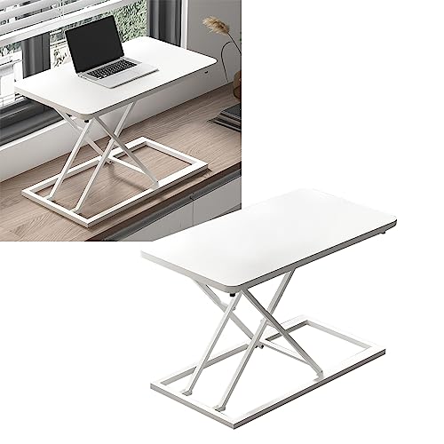 Stehschreibtisch, Büroschreibtisch mit 7 Zahnradklapper Laptop -Schreibtisch Erhöhung des Rahmens Mobile Arbeitstisch Ständiger Computer Lifttisch Stand Up Desk für Standtisch Sit Stand Home Stehschreibtisch, Büroschreibtisch mit 7 Zahnradklapper Laptop -Schreibtisch Erhöhung des Rahmens Mobile Arbeitstisch Ständiger Computer Lifttisch Stand Up Desk für Standtisch Sit Stand Home von Generic