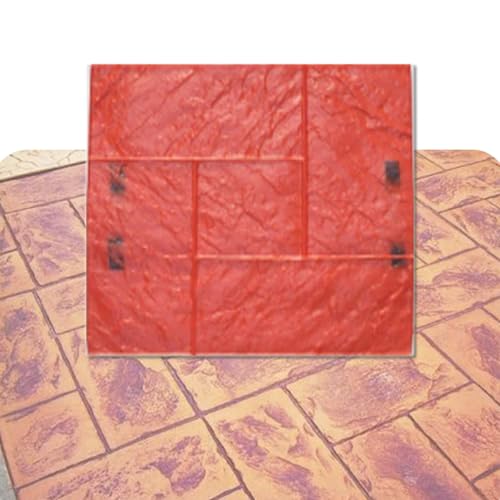 Stein Backstein Form for Geprägte Musteroberflächen, Betonstempelmatten aus PU-Material, Werkzeuge for die DIY-Wand- und Bodendekoration im Innen- und Außenbereich von Generic