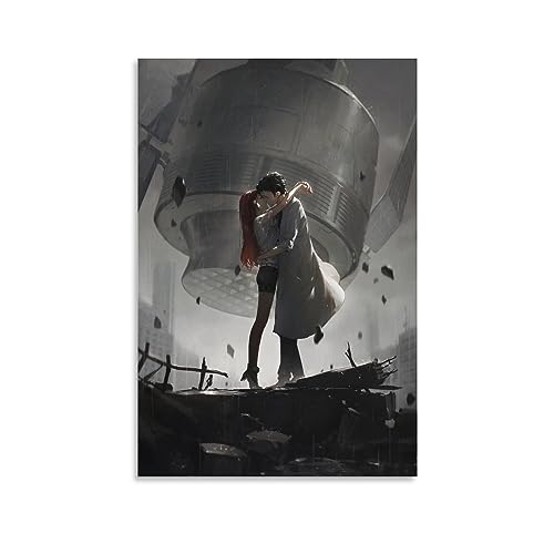 Steins Gate Poster Anime Makise Kurisu Tapete (8) Leinwand Gemälde Poster Wandkunst Dekorative Bild Drucke Moderne Dekor 20 x 30 cm von Generic