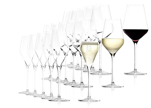 Stölzle Weinkenner Set Quatrophil 18 tlg. Weißwein/Rotwein/Chamagner von Generic