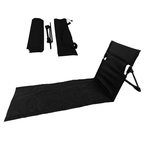 Strandkorb, faltbarer Strandkorb - tragbare Strandliege - tragbare Strandmatte, weiche Strandliege, Strandstuhl mit wasserdichtem Rucksack für Pikni von Generic