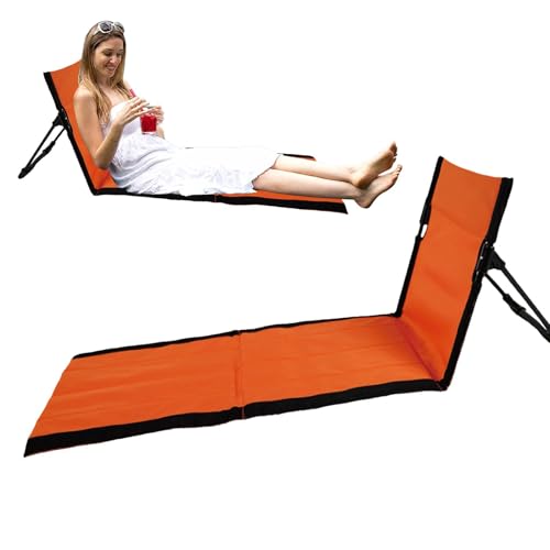 Strandliege, tragbare Strandliege – tragbare Strandmatte, weiche Strandliege, wasserdichter Rucksack, Strandkorb für Camping, Picknick Strandliege, tragbare Strandliege – tragbare Strandmatte, weiche Strandliege, wasserdichter Rucksack, Strandkorb für Camping, Picknick von Generic