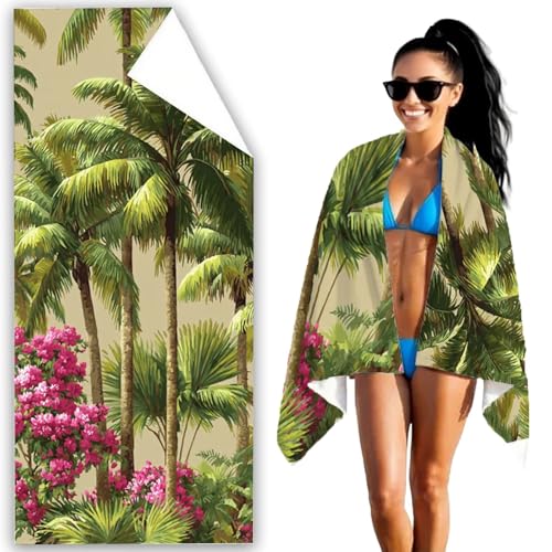 Strandtuch Grün Mikrofaser Handtuch 60x120cm Groß Strandhandtuch Kokosnussbaum Stranddecke Sandfrei, Super Saugfähig Saunahandtuch, Beach Towel für Strand Reise Urlaub Schwimmen Camping Frauen F2-869 Strandtuch Grün Mikrofaser Handtuch 60x120cm Groß Strandhandtuch Kokosnussbaum Stranddecke Sandfrei, Super Saugfähig Saunahandtuch, Beach Towel für Strand Reise Urlaub Schwimmen Camping Frauen F2-869 von Generic