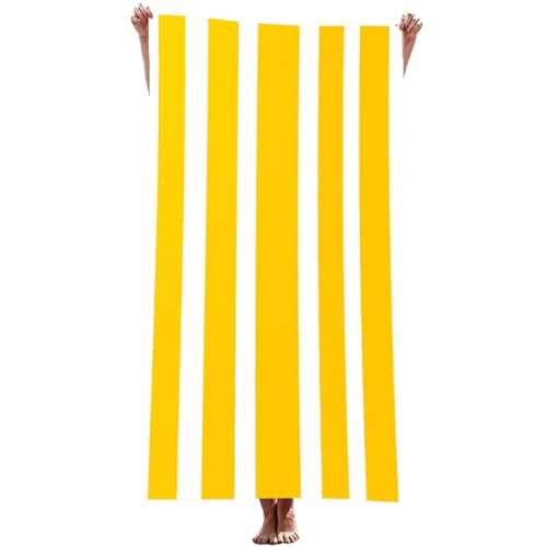 Strandtuch XXL 80x160 cm Mikrofaser Handtuch (Sonnenuntergang), SchnellTrocknend, Leicht und Tragbar,Sandfrei Strandtuch,Microfaser Handtücher für Reise Urlaub Camping Wandern Yoga Bad (Ozean) Z-1007T von Generic