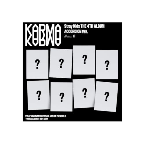 Stray-Kids - Vol.4 Karma Accordion version CD+Pre-Order Gift (8 versions SET) von Generic