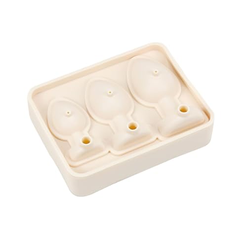 Streich-Butt-Plug in Form von Eiswürfelschalen aus Silikon für selbstgemachte Kuchen, Pralinen, Süßigkeiten, Hellgrün, Einheitsgröße ZmQ287 (Beige, A) von Generic