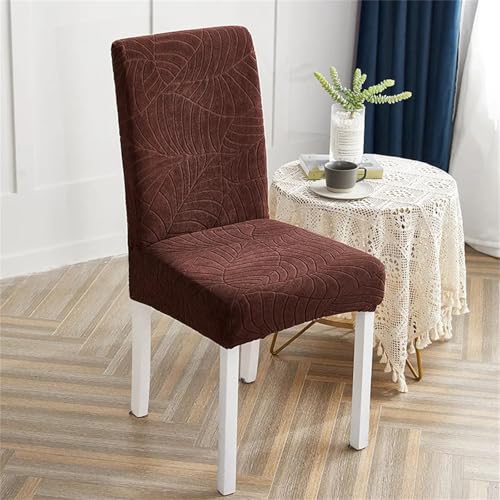 Stretch Jacquard Stuhlhussen Esszimmer Elastischer Schonbezug für Stühle Küche Wohnzimmer Büro Heimdekoration Kaffee 6 Stück Stretch Jacquard Stuhlhussen Esszimmer Elastischer Schonbezug für Stühle Küche Wohnzimmer Büro Heimdekoration Kaffee 6 Stück von Generic
